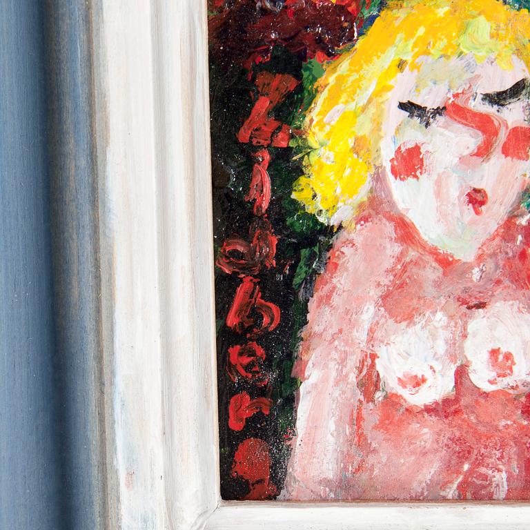SVEN LIDBERG, olja på papp-pannå, signerad.