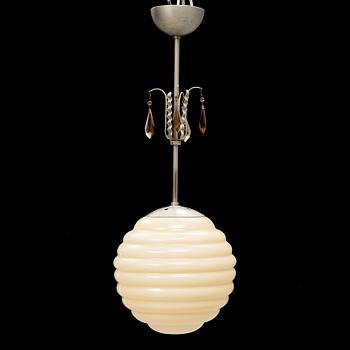 A Swedish Grace ceiling lamp, 1920's/30's.