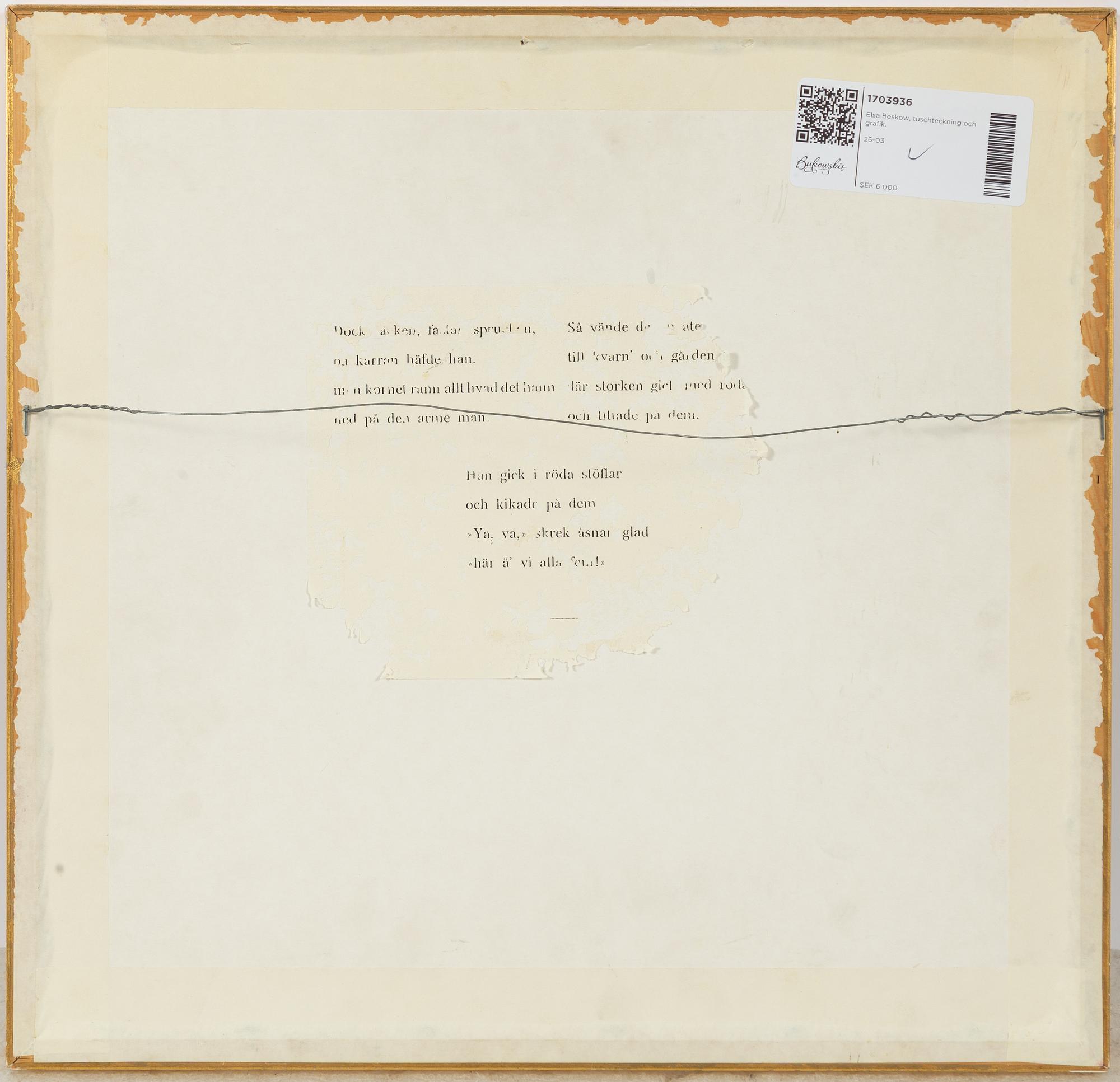 Elsa Beskow, Donkey with cart.