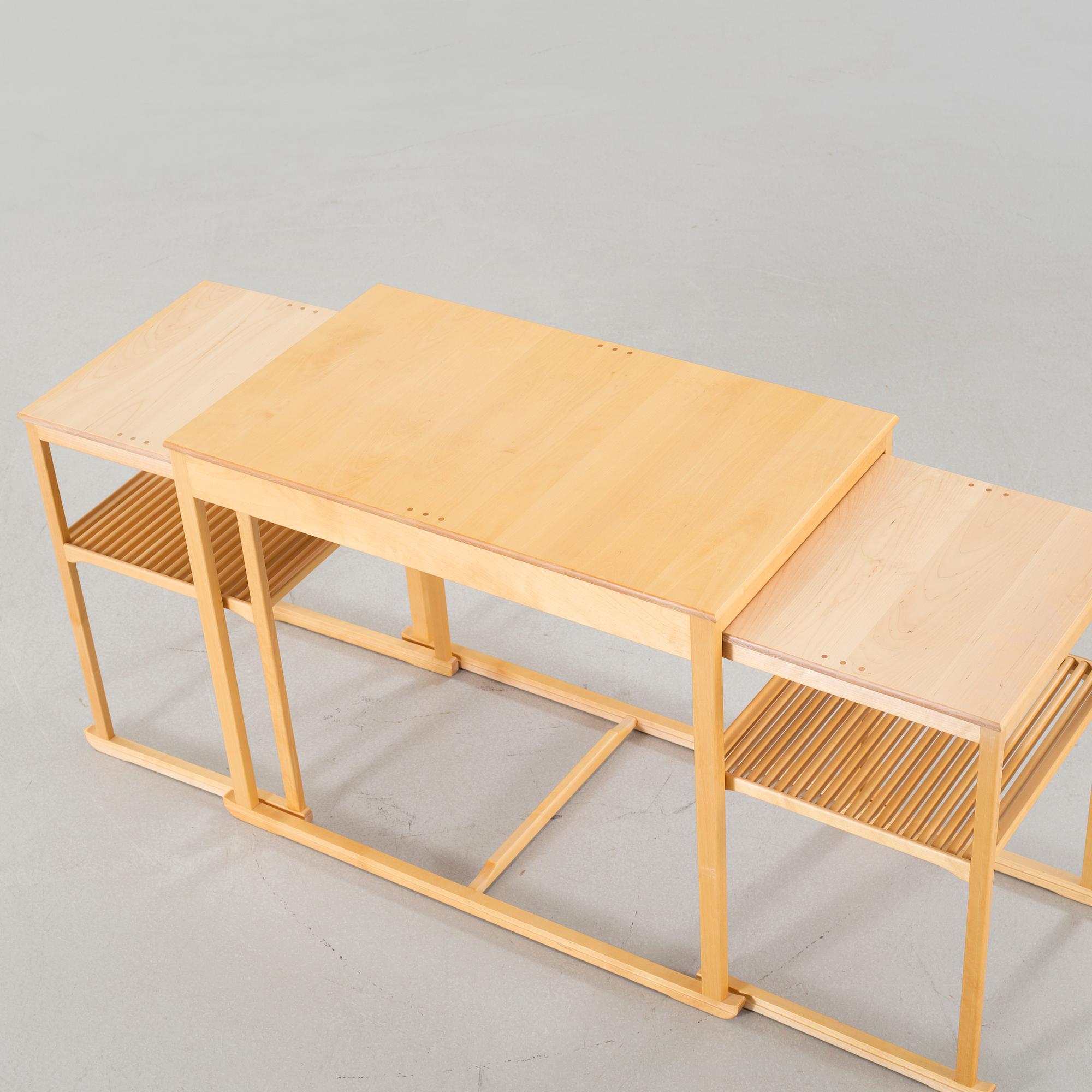 CARL MALMSTEN, satsbord, "Släden", Åfors Möbelfabrik, modell formgiven 1948.