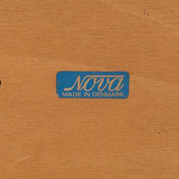 Four 60s "Nova" dining chairs from Denmark.