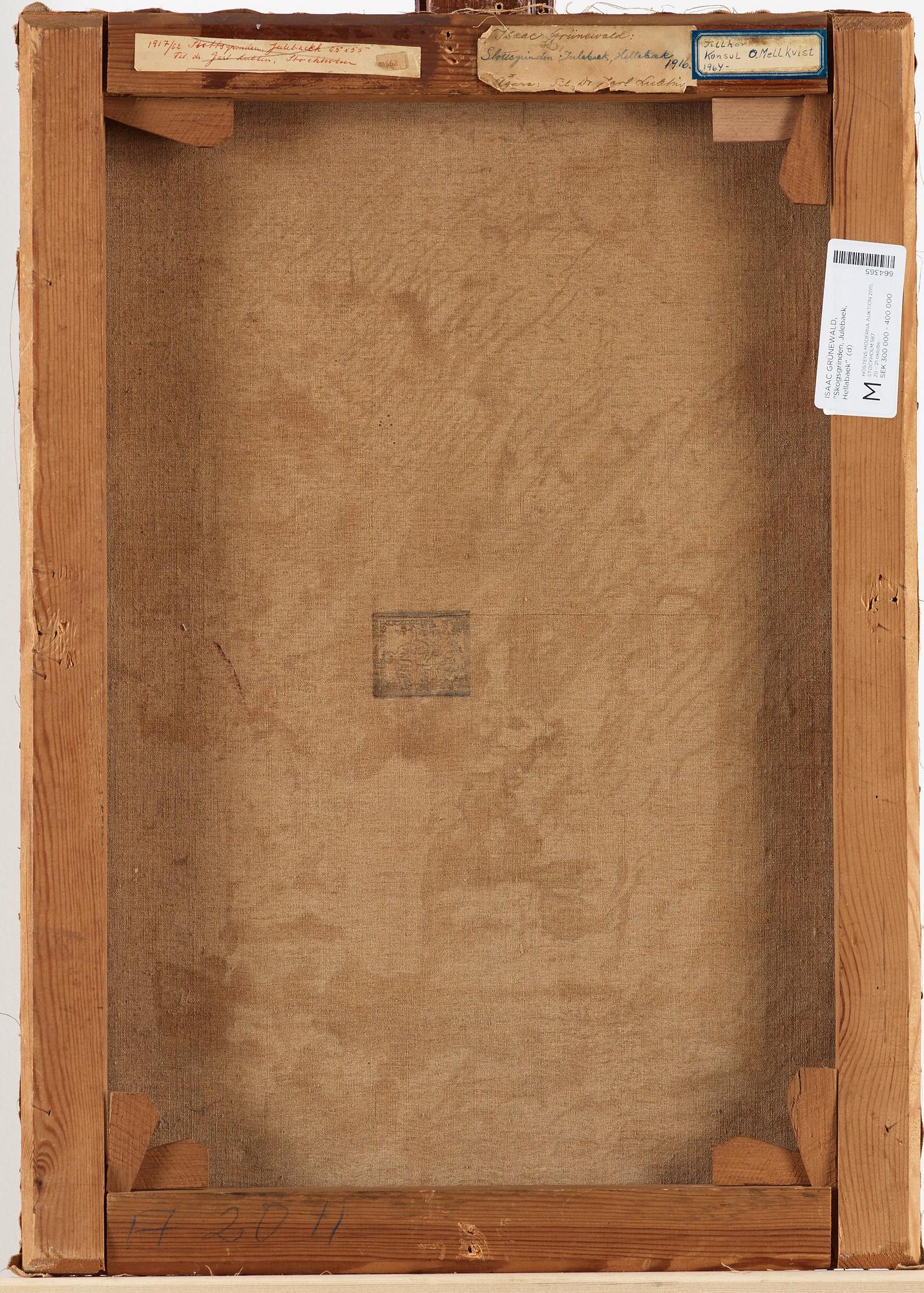 Isaac Grünewald, "Slottsgrinden, Julebaek, Hellebaek".