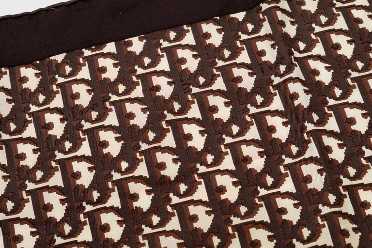 Christian Dior, a silk scarf.
