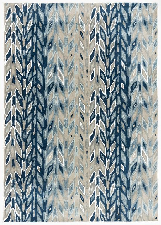William Yeoward, a 'Kalata Indigo' carpet, circa 425 x 300 cm.