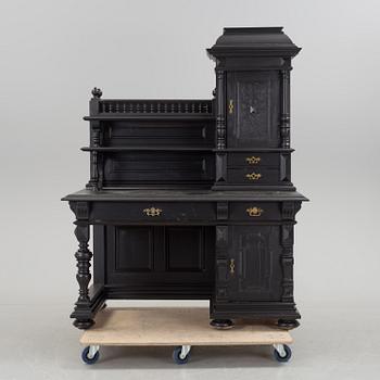 A Neo- Renaissance writing desk, late 19th century.