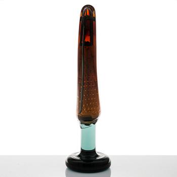 OIVA TOIKKA, GLASSKULPTUR, "Lollipop", signerad Oiva Toikka, Nuutajärvi 2008, 31/100.