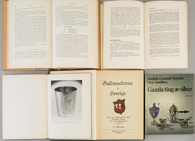 BÖCKER, 13 vol. Silverlitteratur.
