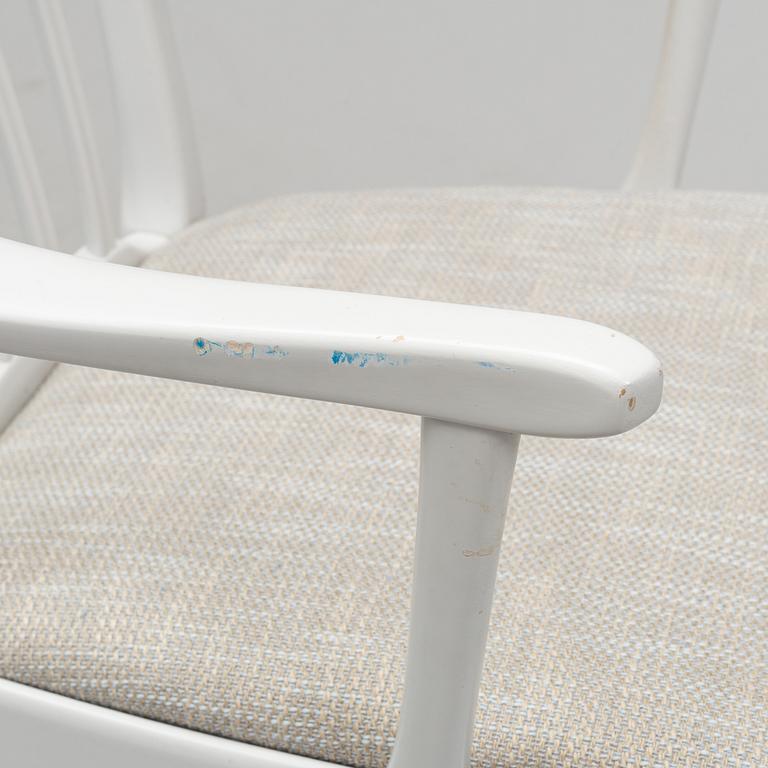 Carl Malmsten, a dining table and a set of six chairs, 'Herrgården' for Bodafors.