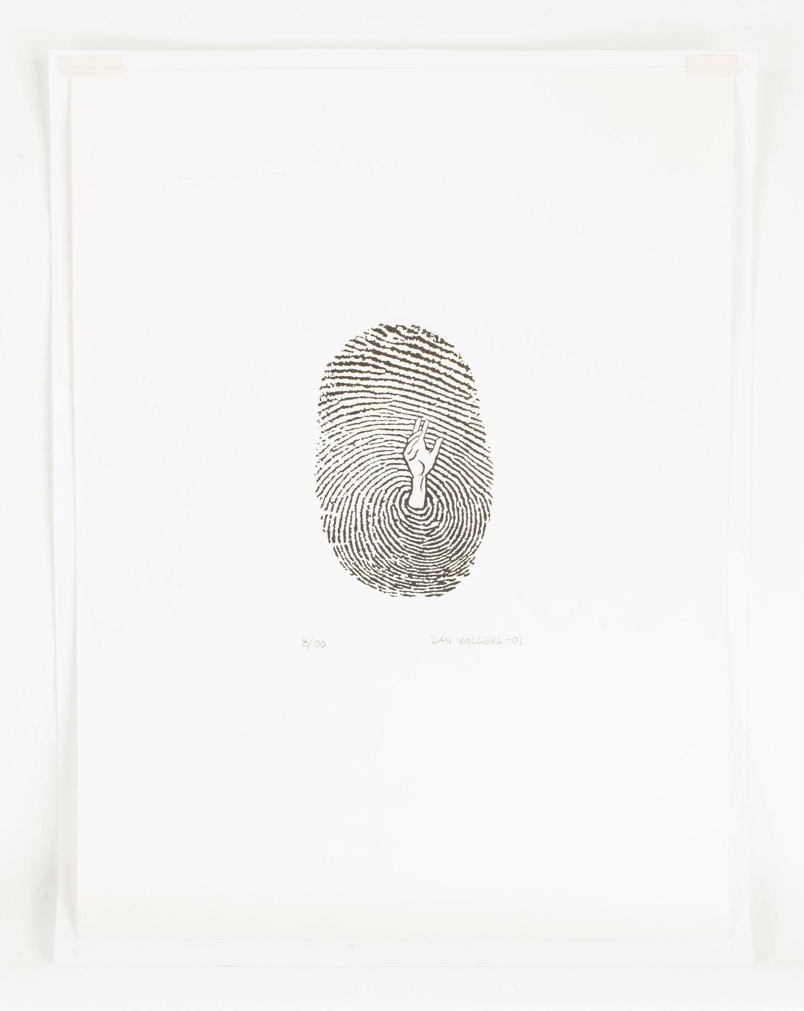 DAN WOLGERS, seriegrafi. Sign Dan Wolgers och dat -01. Numrerad 8/100.