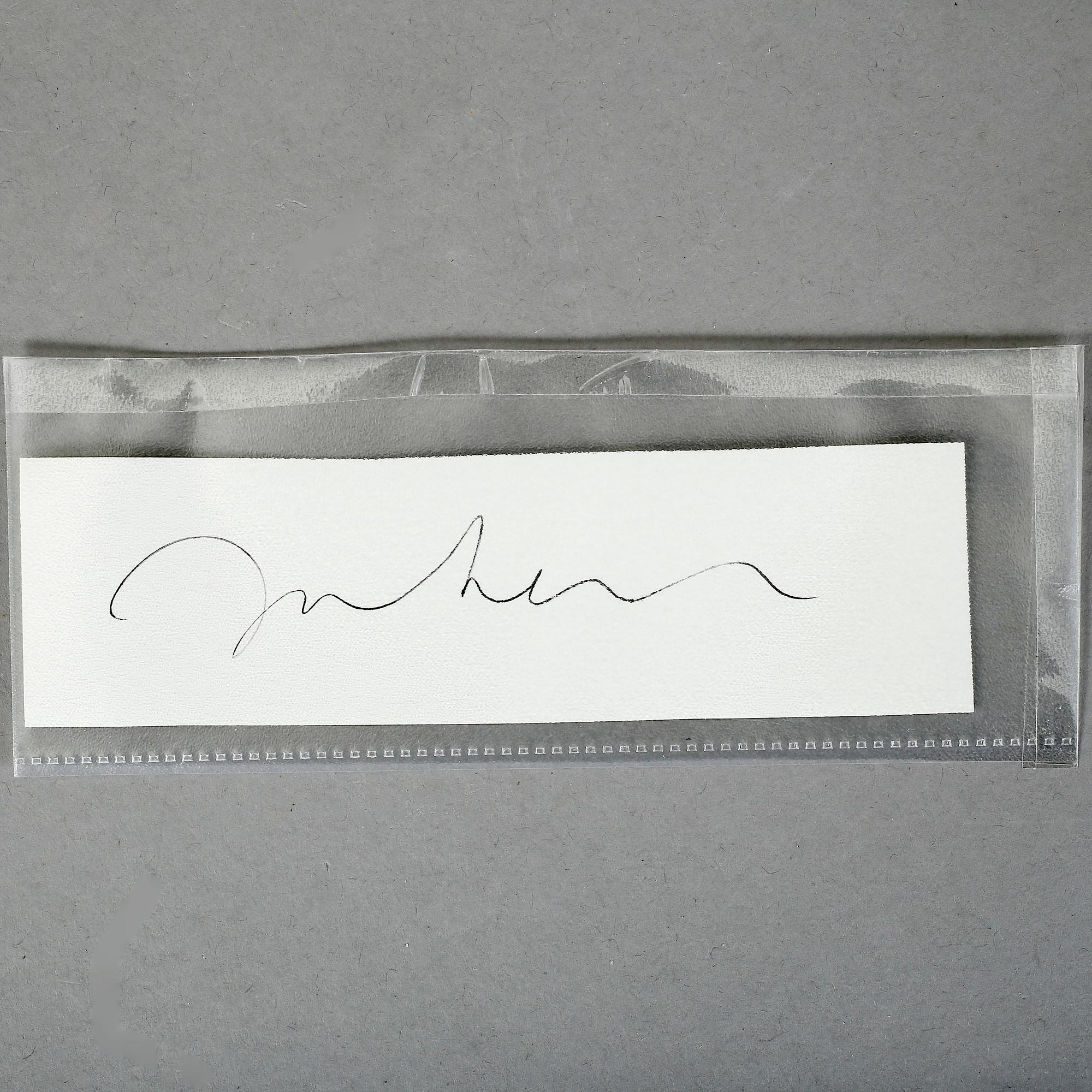 JOHN LENNON, THE BEATLES (1940-80), egenhändig autograf.