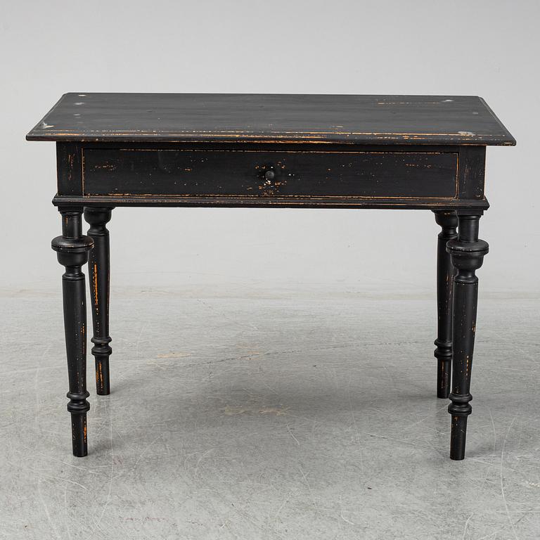 A late 19th century painted table.