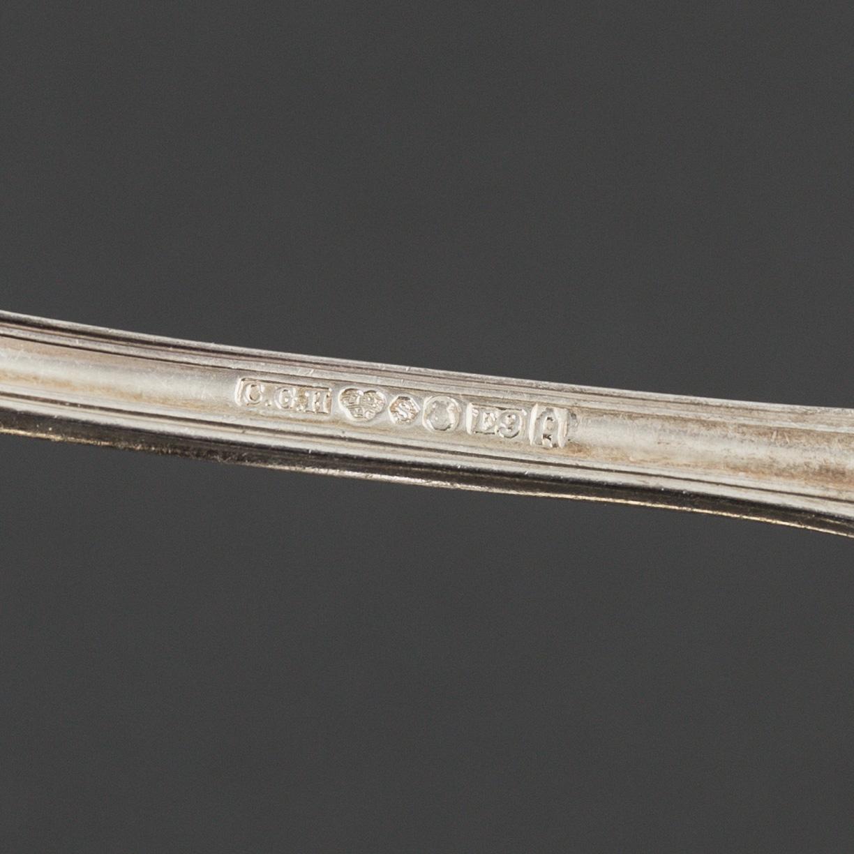 A set of 75 pieces model "Olga" silver flatware, including GAB  Stockholm, 20th century.