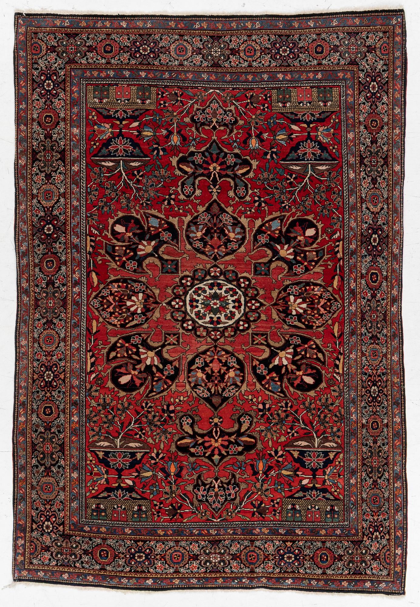 Matta, Keshan, ca 190 x 130 cm.