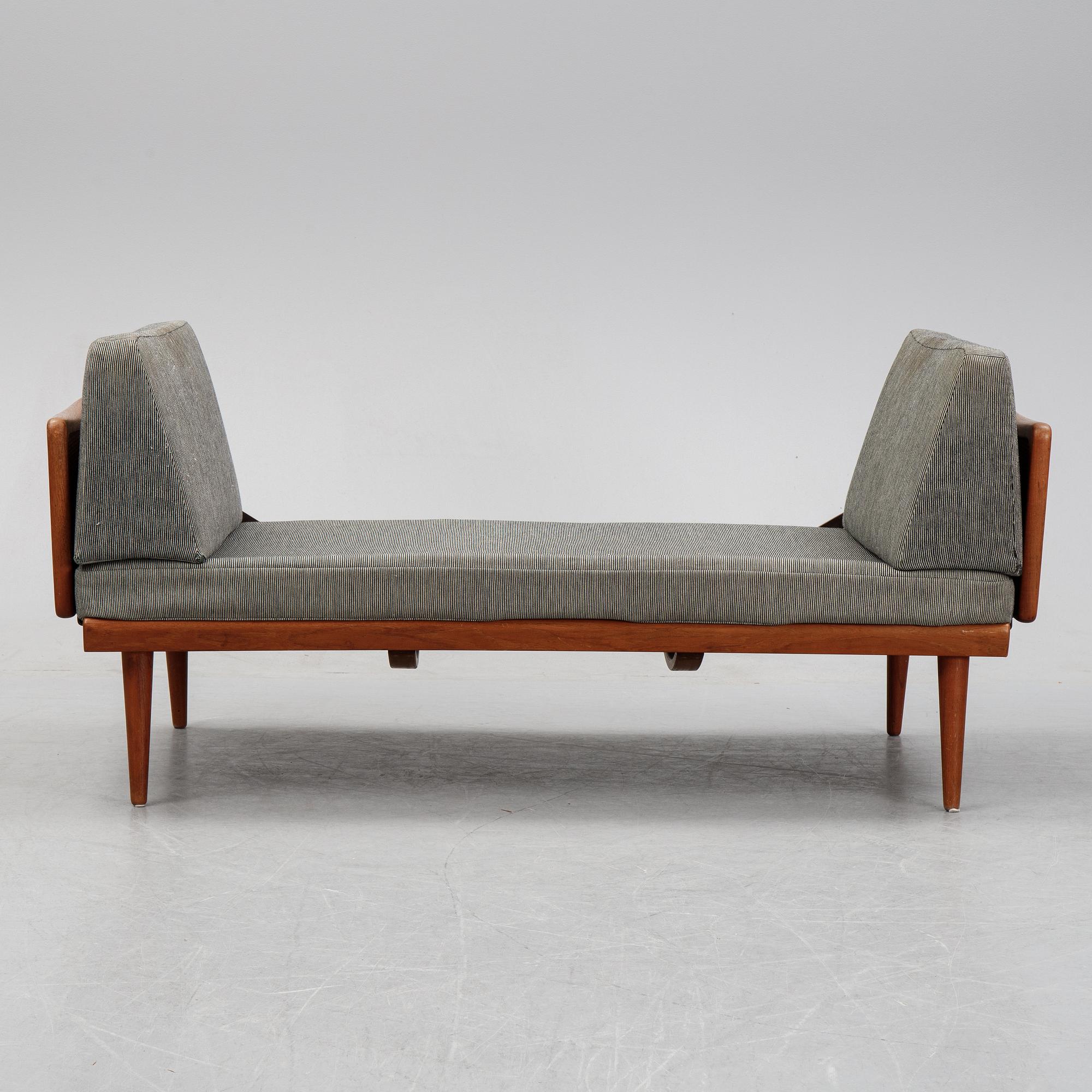 Peter Hvidt & Orla Mølgaard Nielsen, a sofa for France & Daverkosen, Denmark, mid 20th Century.