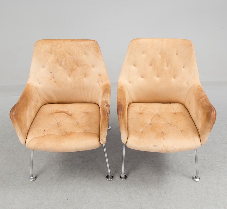 A pair of armchairs "Mirja", designed by Bruno Mathsson, Dux.