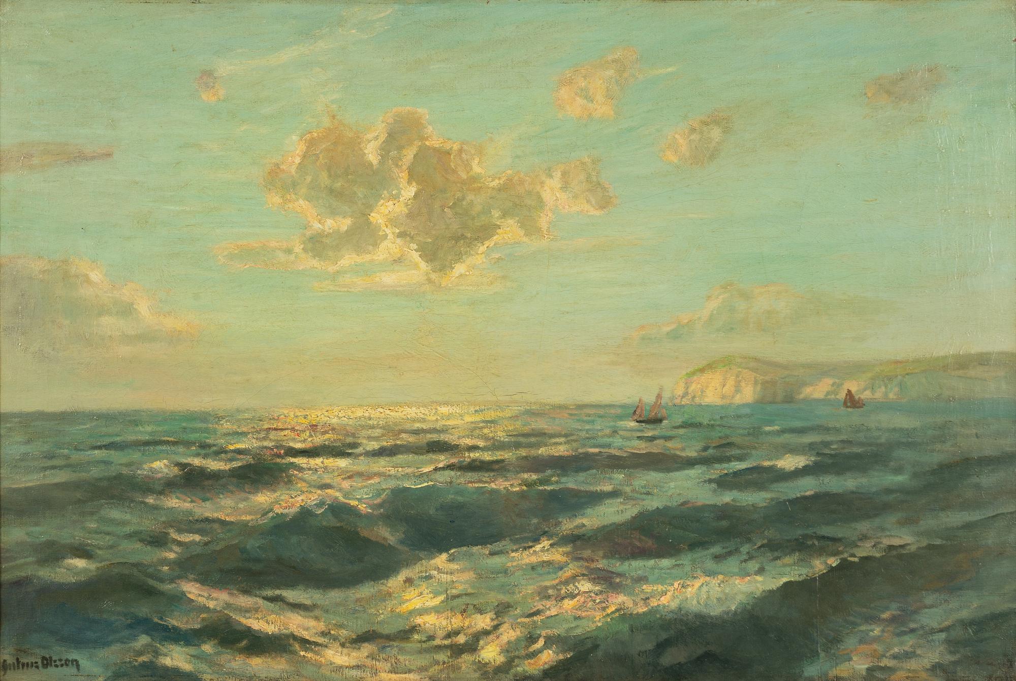 Julius Olsson, Translation: "Afternoon on the Isle of Wight".