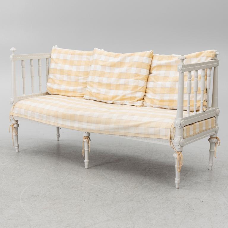 Sofa, Gustavian provincial work, early 19th century.