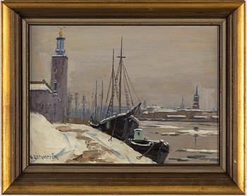 GUNNAR ZETTERSTRÖM, oil on panel, signed.