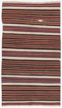 Rug, Kelim, semi-antique, approx. 272 x 155 cm.