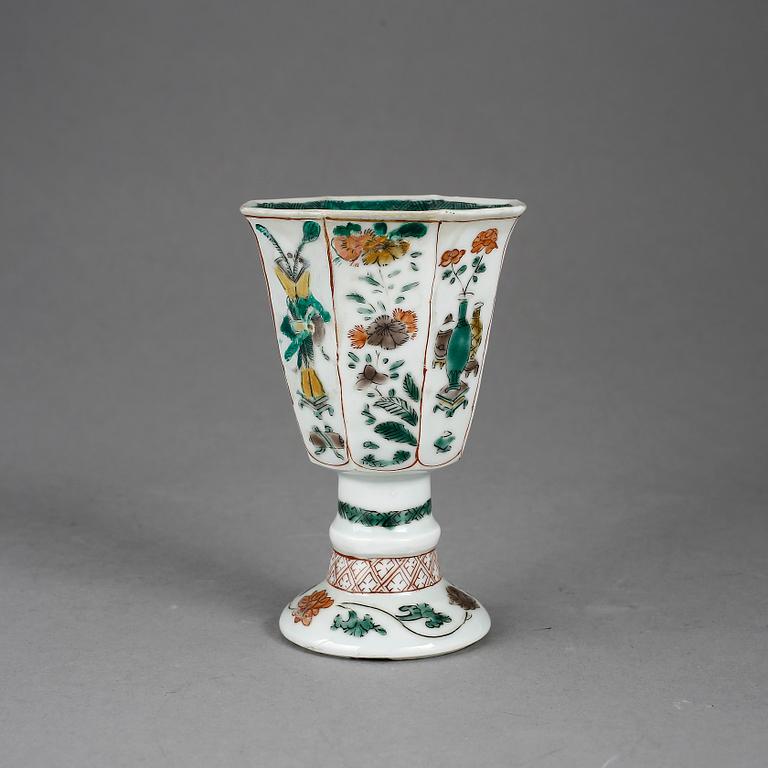 KALK, porslin, Kina, Kangxi (1662-1722).