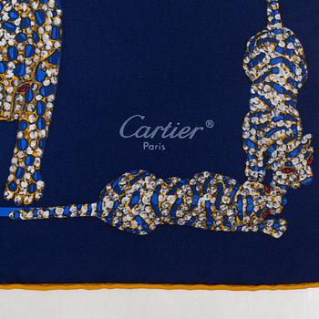 Cartier, scarf.