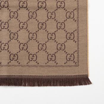 Gucci, halsduk, "GG Jaquard Knitted Scarf".