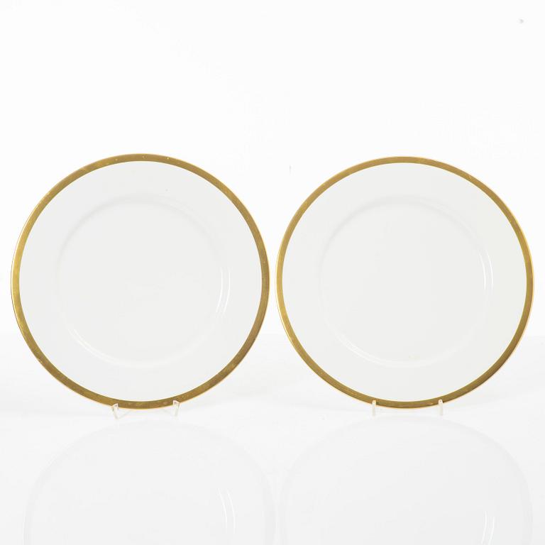 Karin Björquist, dessert plates, 12 pcs, "Nobel", Rörstrand/Gustavsberg.