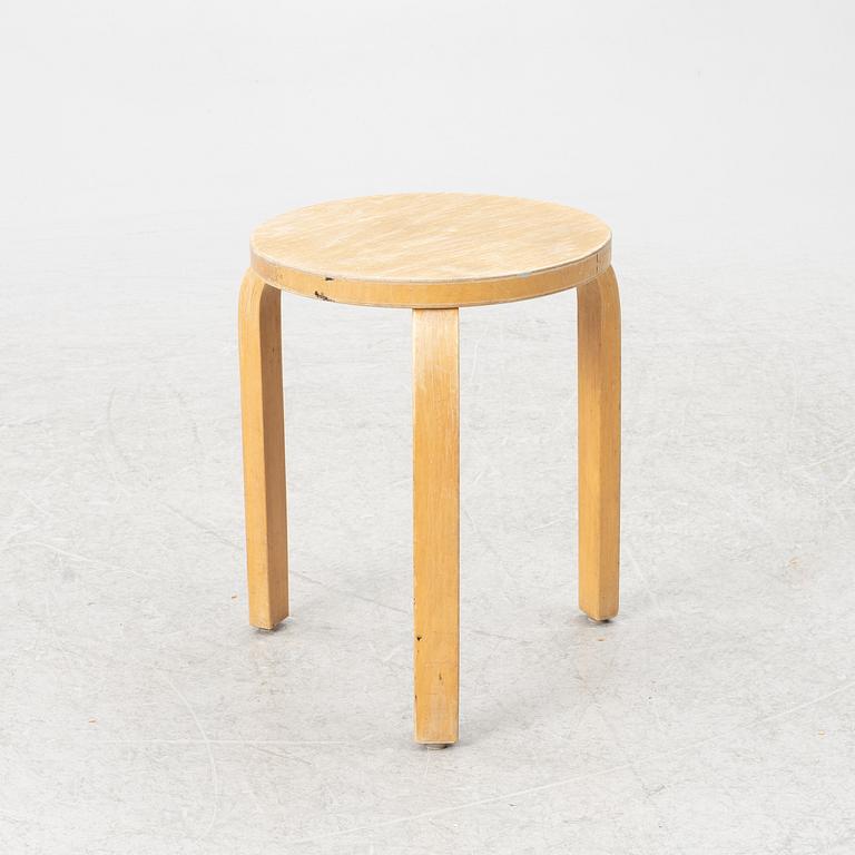 Alvar Aalto, chairs, 3 pcs, model 66 and stool, model 60, Artek, Finland.