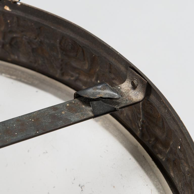 An early 20th century Jugend style ceiling lamp.