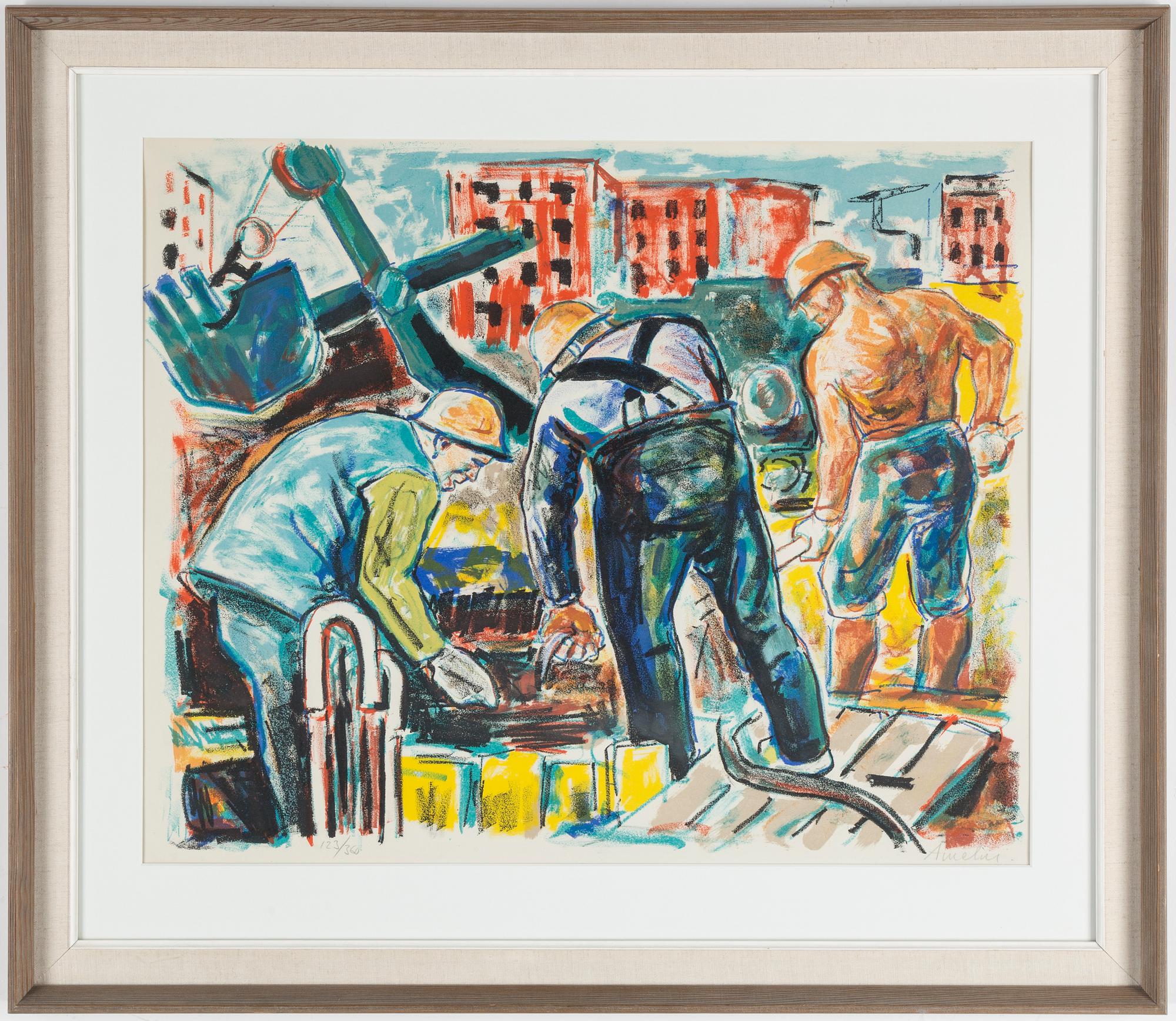 ALBIN AMELIN, signed and numbered 123/360.