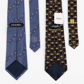 Chanel Men's Logo Tie