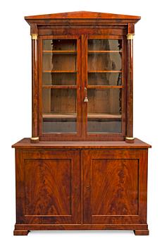 A LIBRARY BOOKCASE.