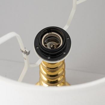 Bordslampor, ett par, modell Nr 69, mässing, Enco, 1900-talets andra hälft.