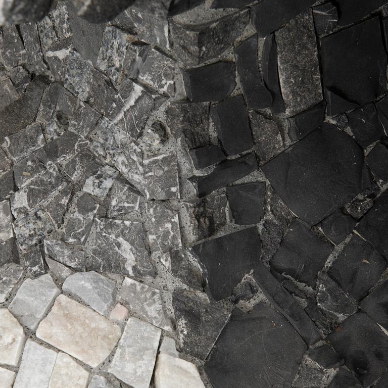 Gert Marcus, sculpture, "Triple convexity - concavity".