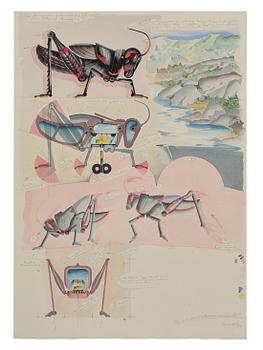 304. Luis Fernando Benedit, "Proyecto para un saltamontes, cuatriciclo B".