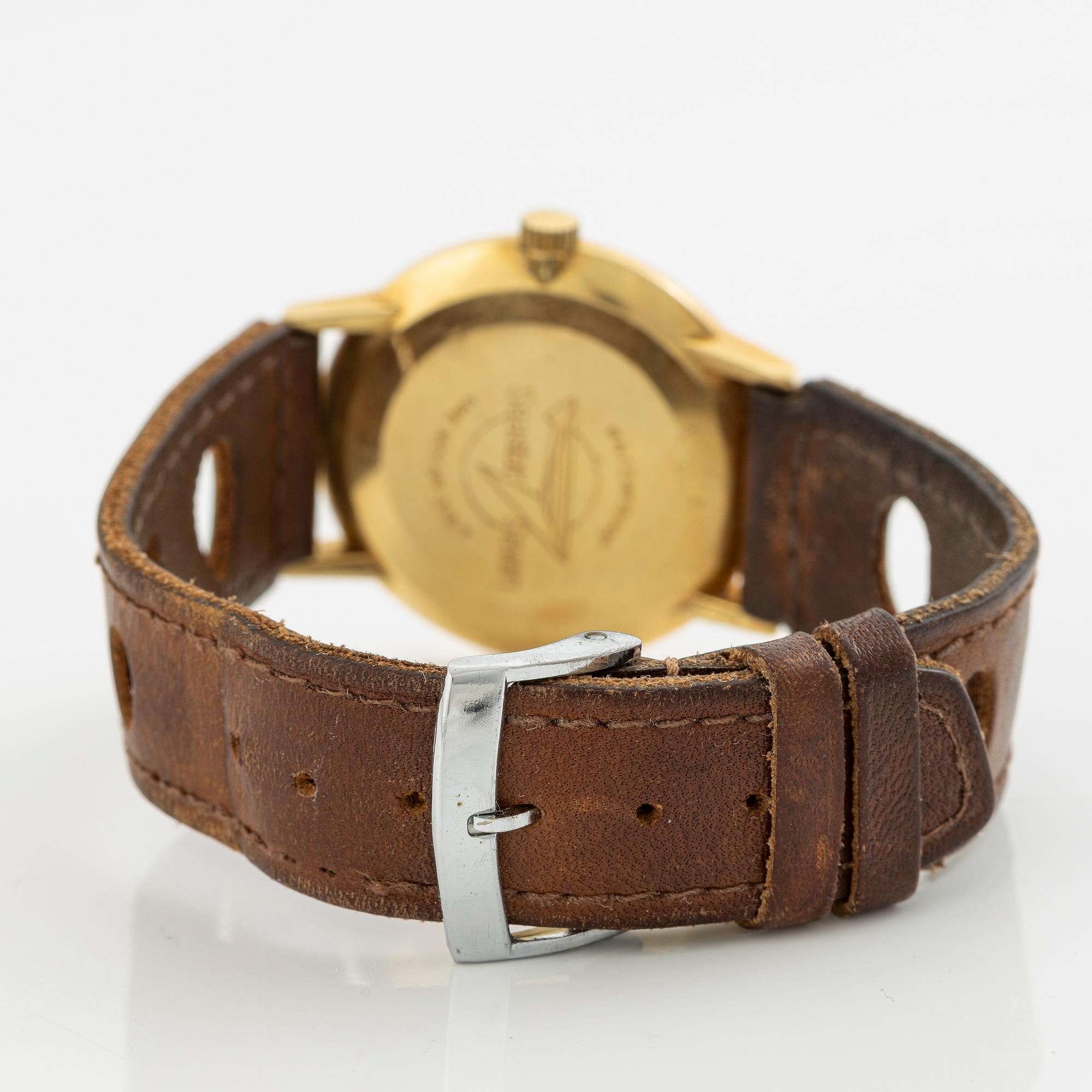 Tissot, Seastar Seven, 18K gold, wristwatch, 34 mm.