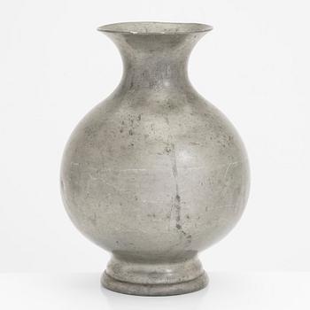 Firma Svenskt Tenn,  a pewter vase, Stockholm 1934.