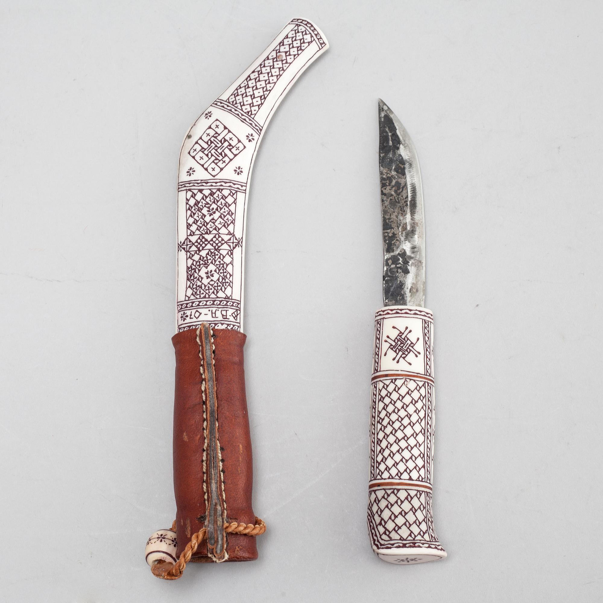 BERTIL ANDERSSON, kniv, signerad B.A och daterad -07.