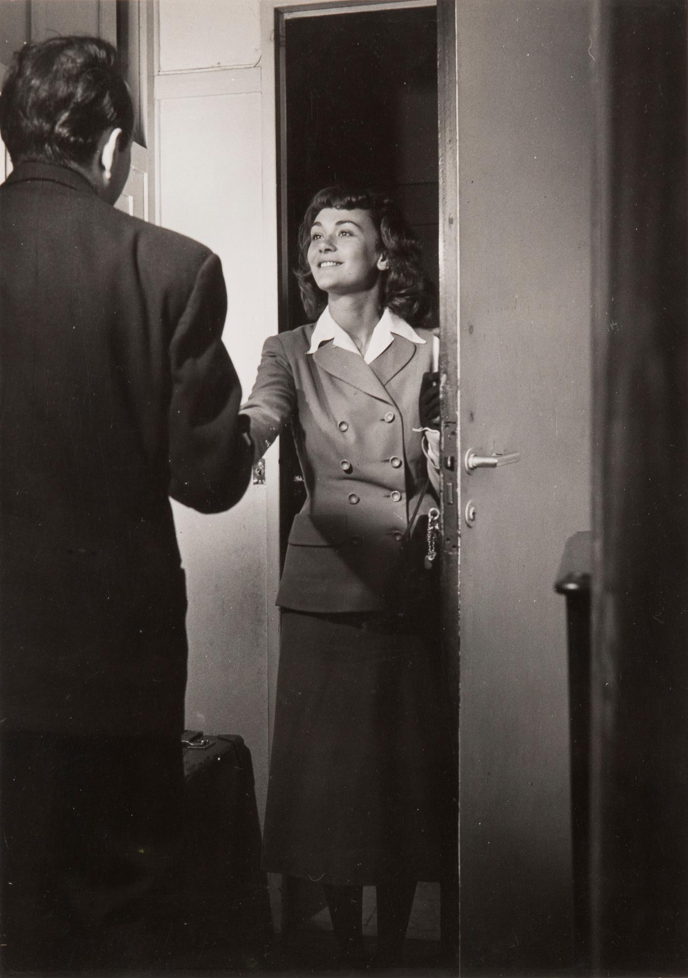 ROBERT DOISNEAU, gelatinsilverfotografi, stämplad a tergo.