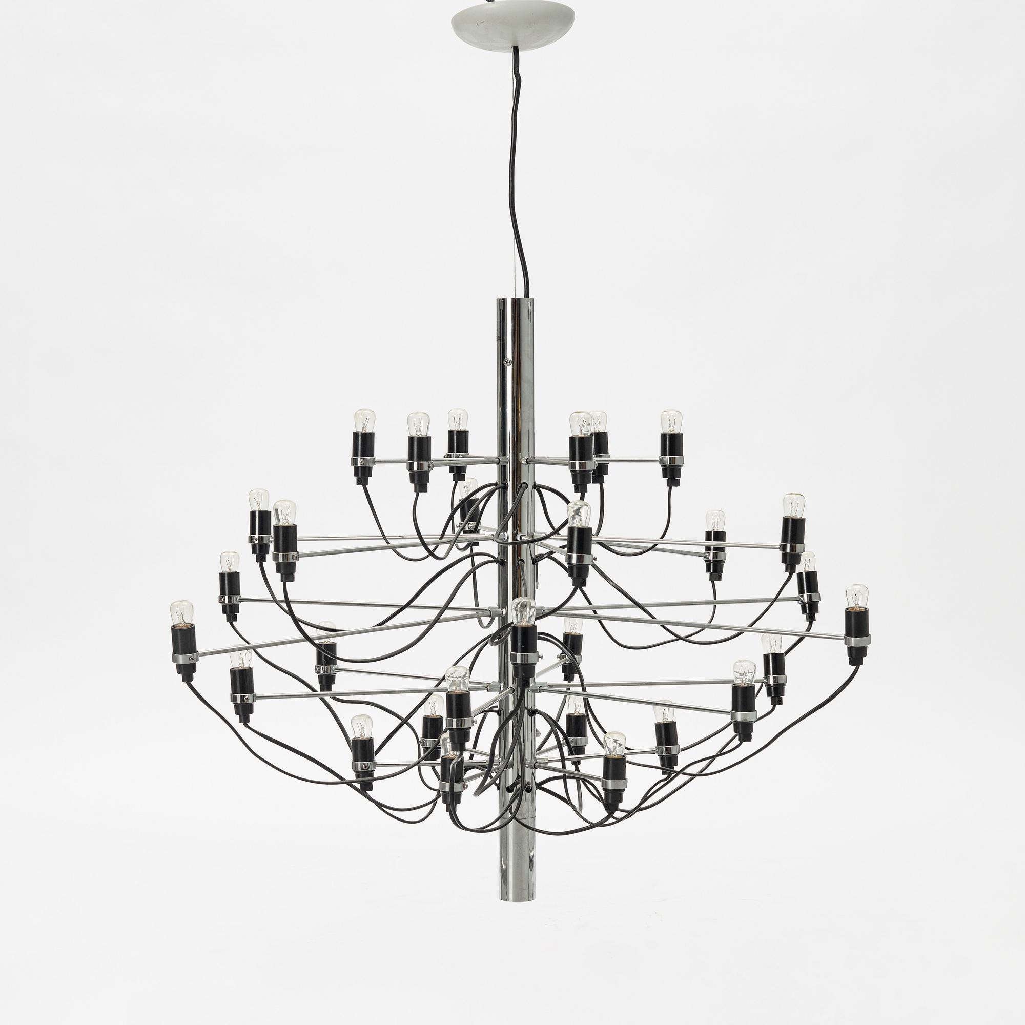 Gino Sarfatti, takkrona, modell 2097/30, Flos, Italien.