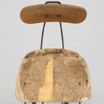 Stool and chair, first half of the 20th Century.