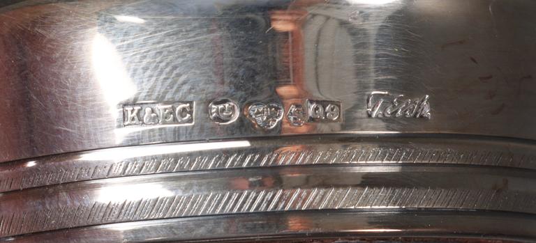 SKÅLAR, 2 st. Silver, T Eldh 1966 resp Ainar Axelsson för G.A.B 1958.