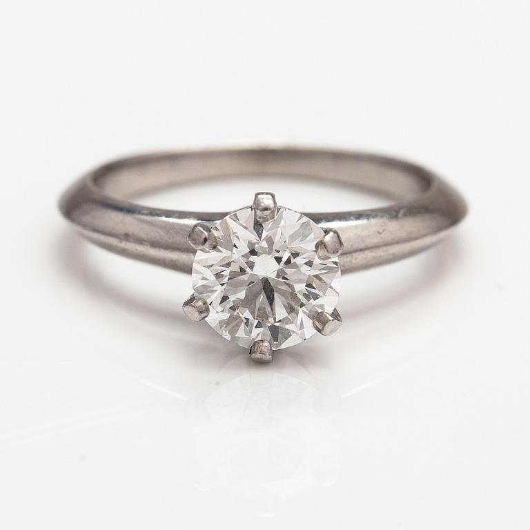 Tiffany & Co, Sormus, platinaa, timantti n. 1.08 ct. Tiffany & Co, 18974568.