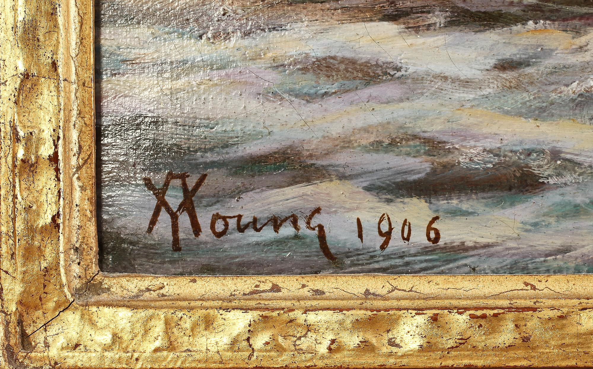 ALEXANDER YOUNG, olja på duk, sign o dat 1906.