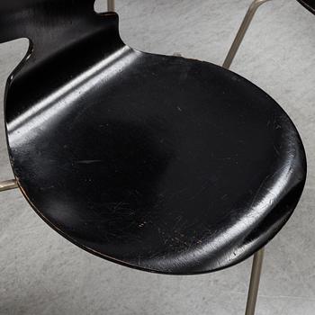 Eight 'Ant' chairs by Arne Jacobsen for Fritz Hansen.