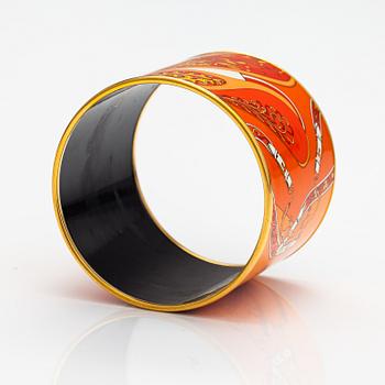 Hermès, Mega Wide Point D'Orgue Colorisé, rannekoru, metallia ja emalia. Merkitty Hermès Paris, Made in France +T.