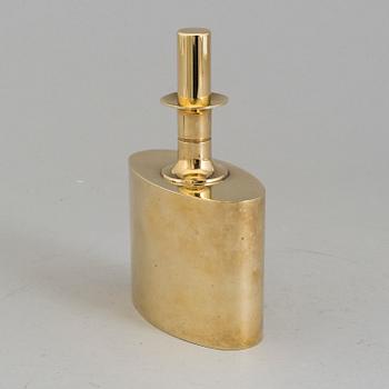 A second half of the 20th century brass flask from Skultuna Bruk.