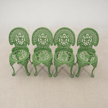 Garden furniture 5 pcs, later part of the 20th century.