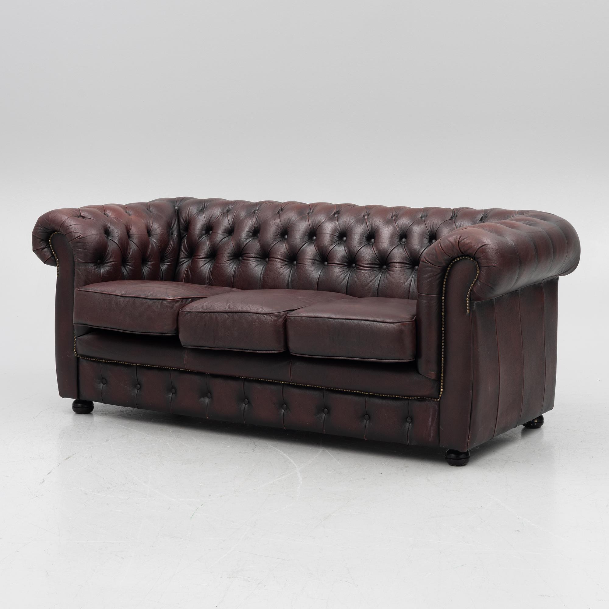 A Chesterfield sofa, 1900-talets andra hälft.