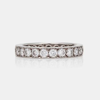 1285. A 1.60ct brilliant cut diamond eternity ring.